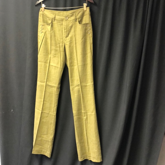 CAbi Pants & Jumpsuits Cabi Linen Work Pant 6 Poshmark